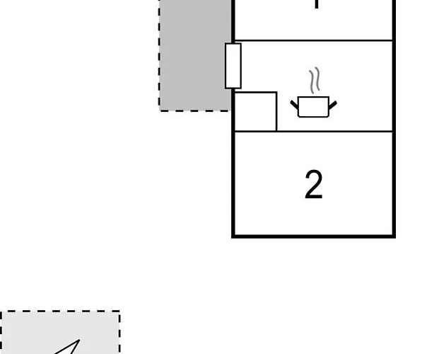 2 Bedroom Awesome In アパート *